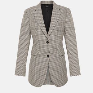 Super-Cinch Fremont Plaid Long-Line Blazer